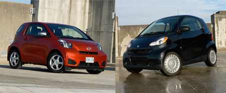 2012 scion iQ vs Smart ForTwo