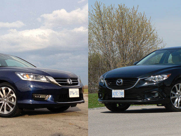 2013 Honda Accord vs 2014 Mazda6 FEAT