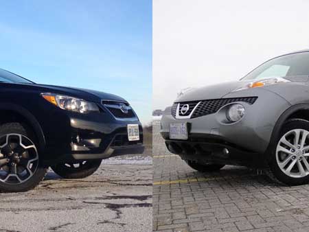 2013 Nissan Juke vs Suabru XV Crosstrek