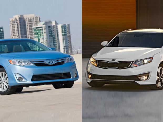 2013 Toyota Camry H vs Kia Optima H FEAT